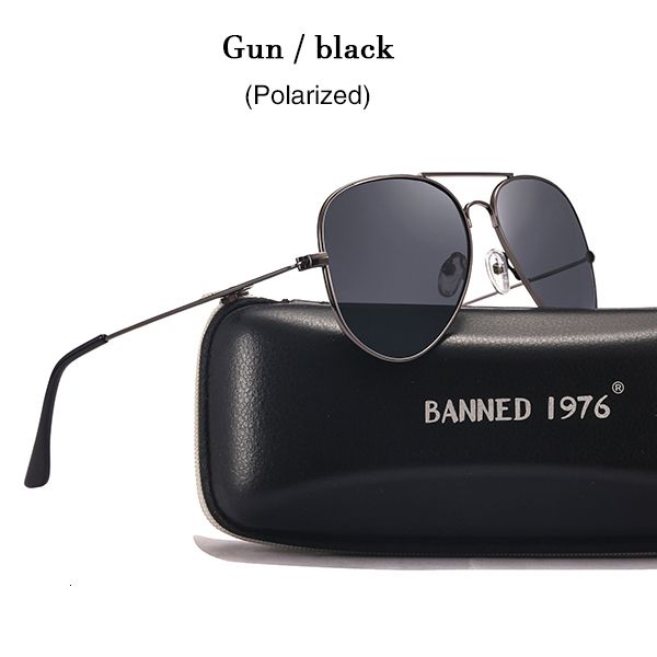 Gun Black-Leather Case