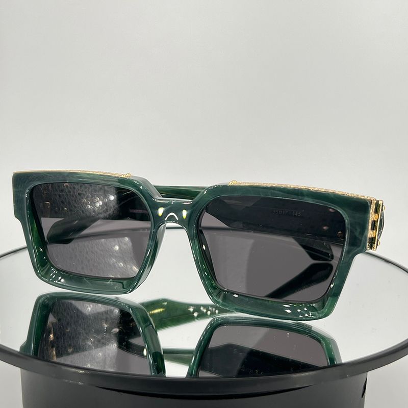 green frame grey lens