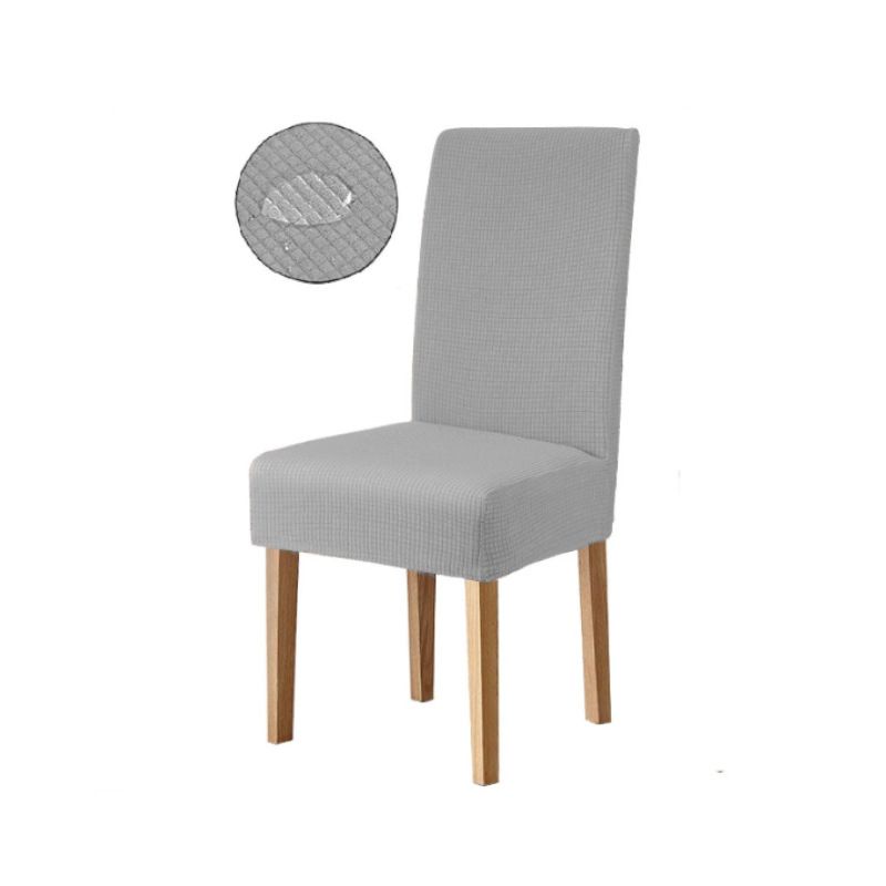 Couverture de chaise gris clair