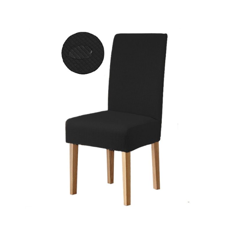 Couverture de chaise noire