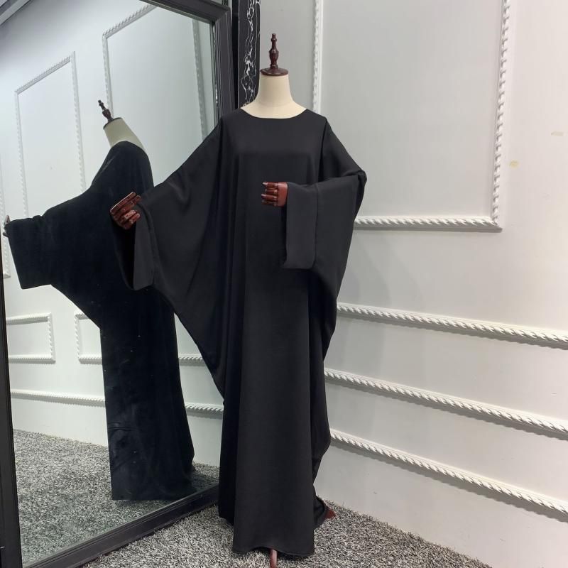 Preto Abaya Tamanho