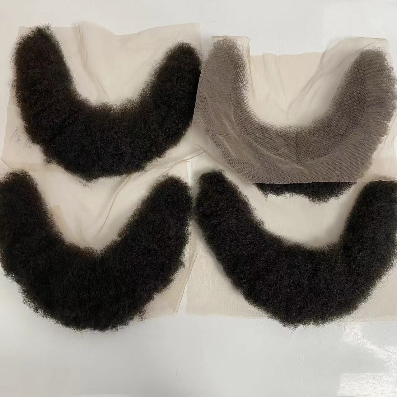 4pcs afro beard.