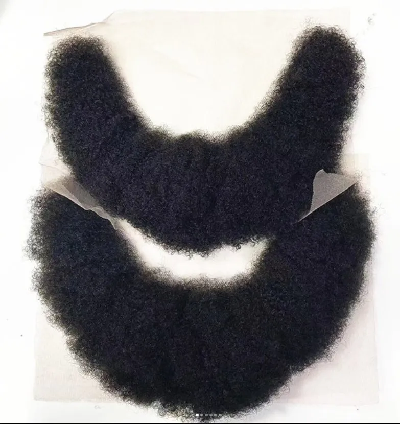 2pcs afro skägg