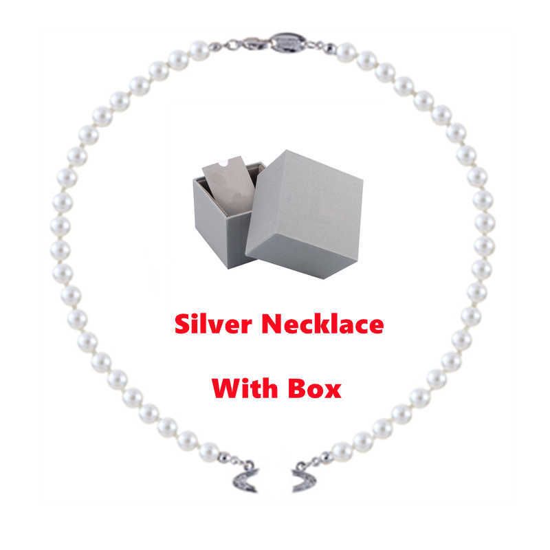 Silver Necklace+Box