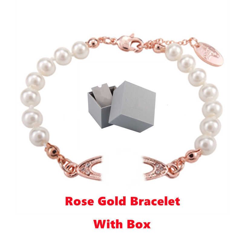 pulsera de oro rosa + caja