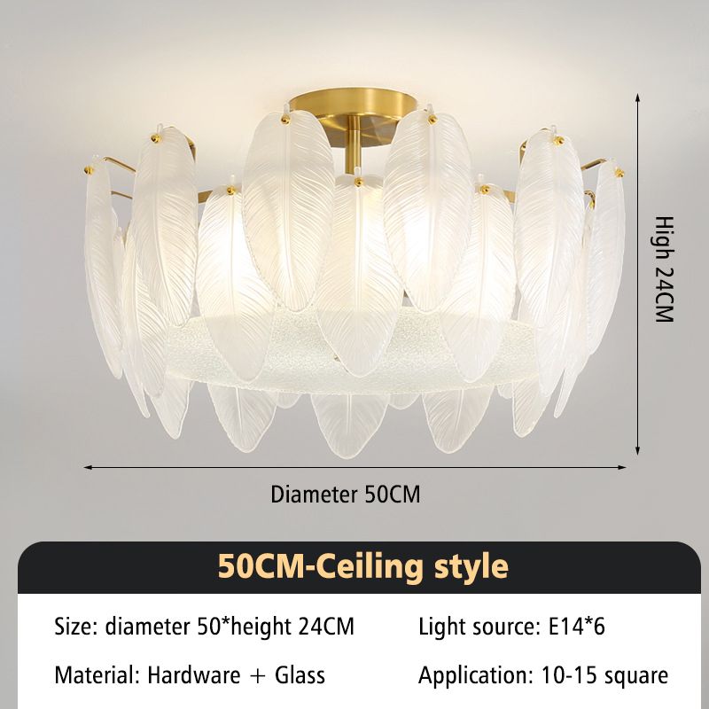 Sufit D50CM ciepłe światło 3000k