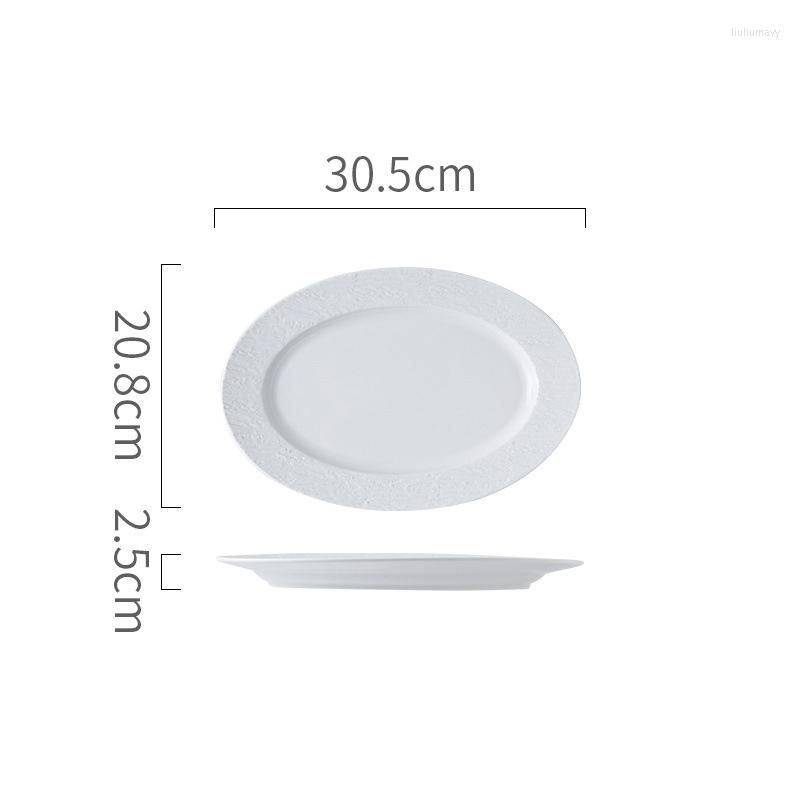 12Inch Oval Plate