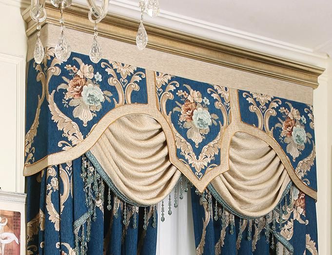 blue valance