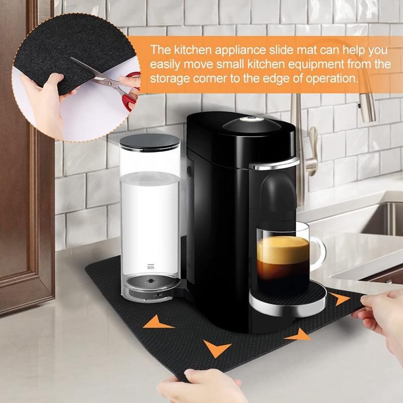 Heat Resistant Mat for Air Fryer with Appliance Slider Function, Coffee Mat  Kitchen Heat Resistant Pad for Countertop Heat Protector