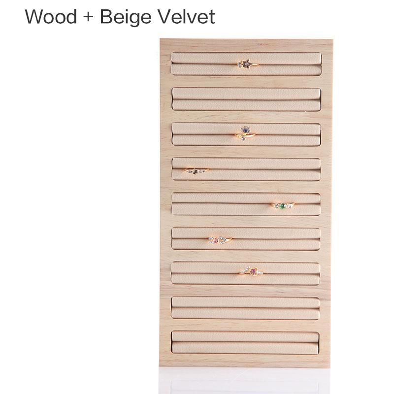 Houten beige fluweel