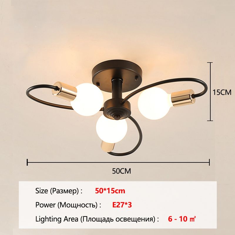 3 lampor Kina ingen glödlampa