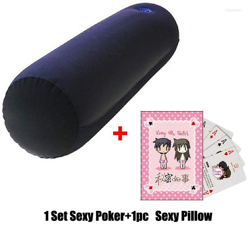 pillow with poker