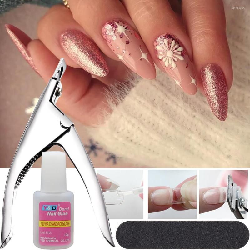 Nail Gel False Tips Glue File Cutter Full Cover Ballet Almond Heart Fake Artificial Nails Art Decoration Nail Gel False Tips Glue File Cutter Full Cover Ballet Almond Heart Fake Artificial Nails Art Decoration