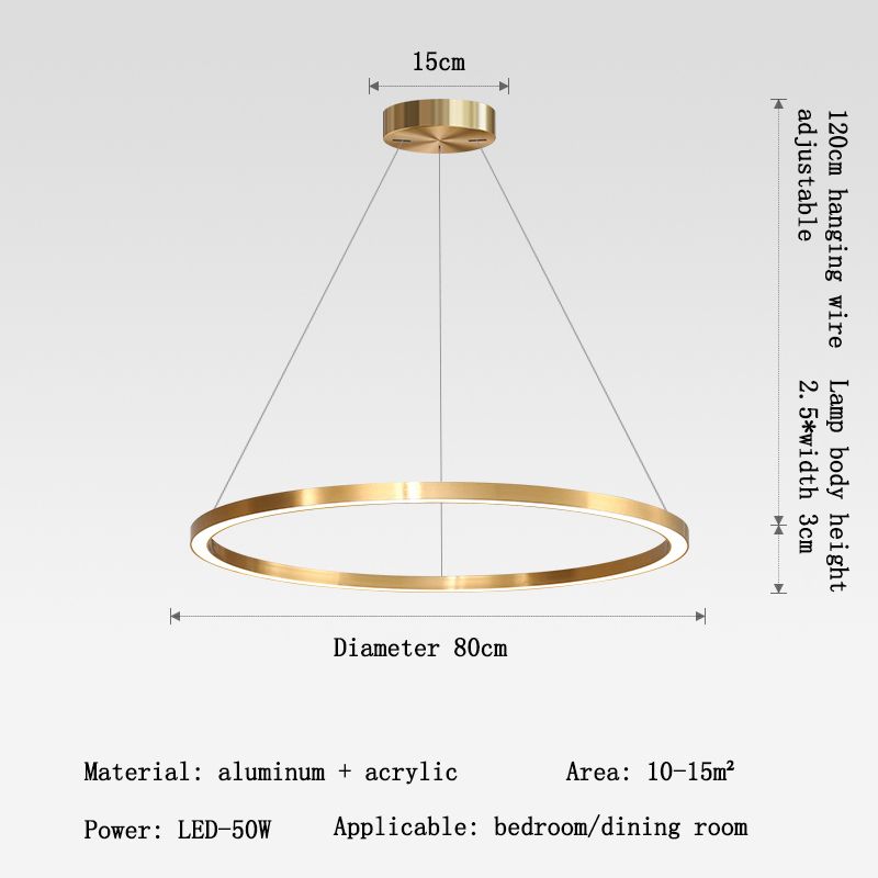 80cm 1ring China Luz quente