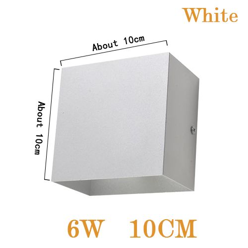 Bianco 6W 10CM caldo bianco dimmerabile