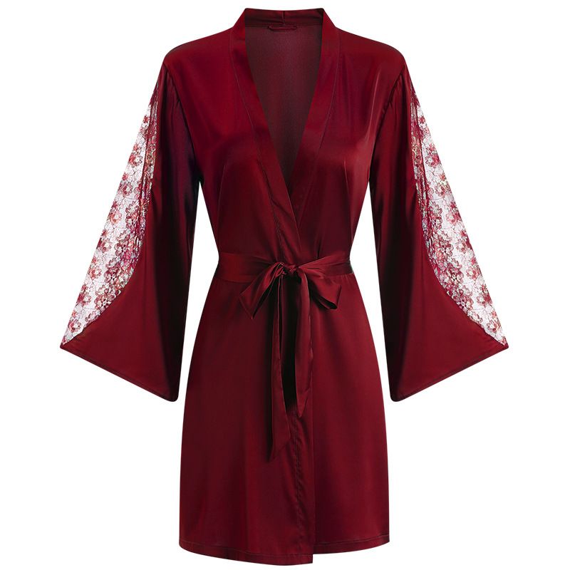 burgundy robe