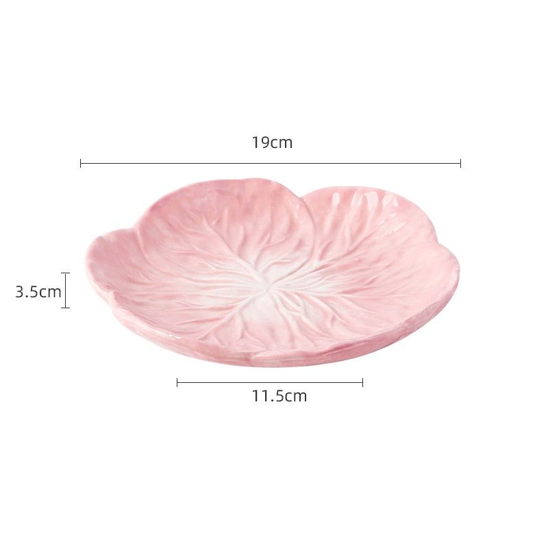 różowy talerz