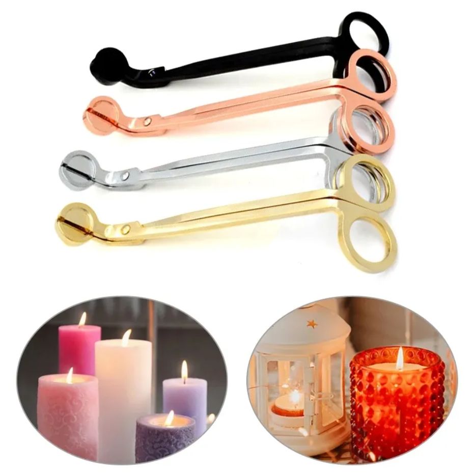 DHL Candle Wick Trimmer Stainless Steel Copper Scissors Trim Wick