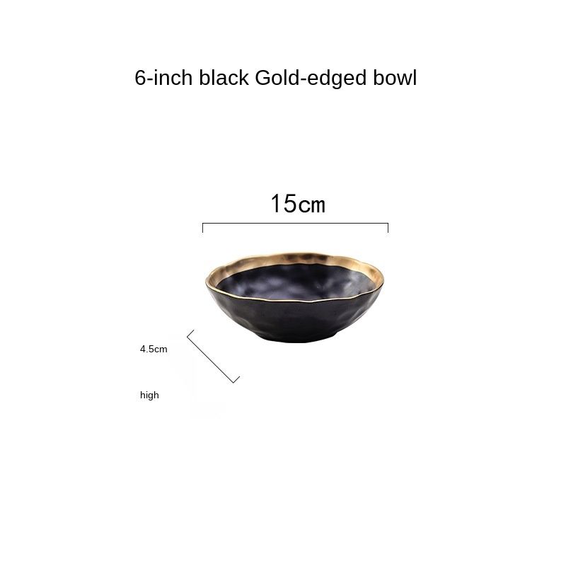 Black Bowl 6 Inch