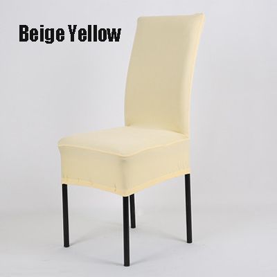 beige yellow Stretch Chair Cover