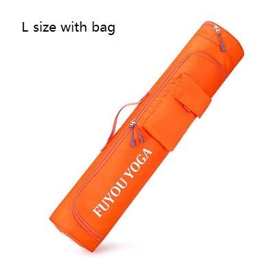 orange L with bag