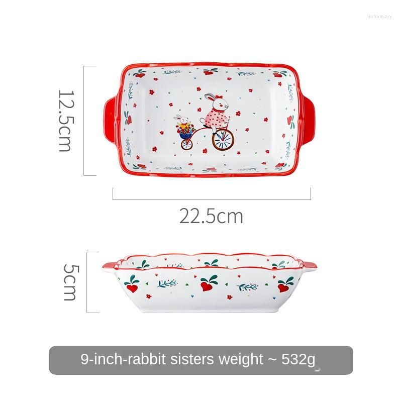 9 Inch Bunny Plate