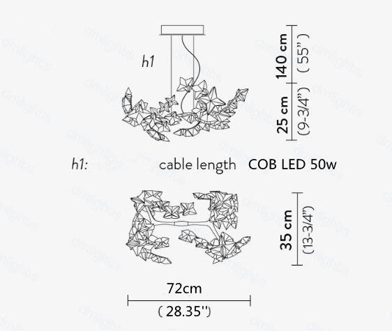 D72cm China Cable rouge