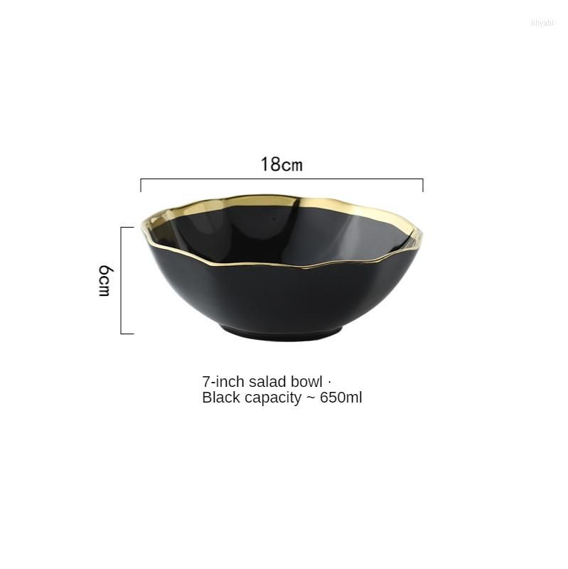 Black medium bowl