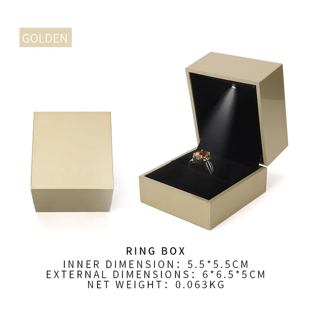 Gold Ring Box