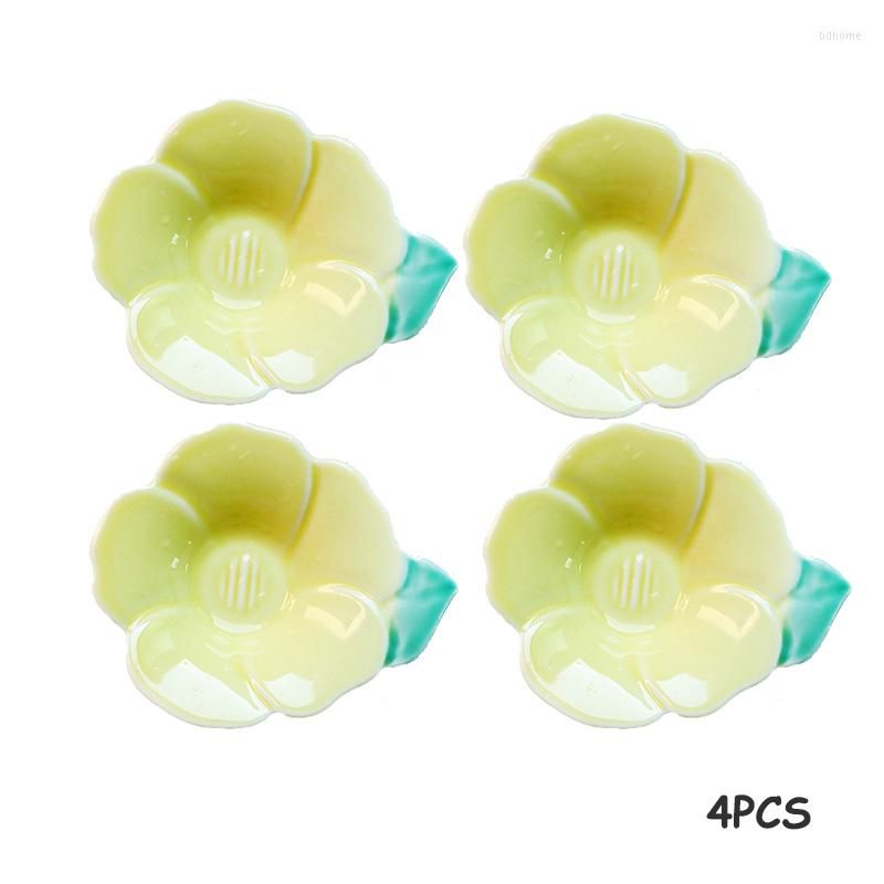 yellow flower 4pcs