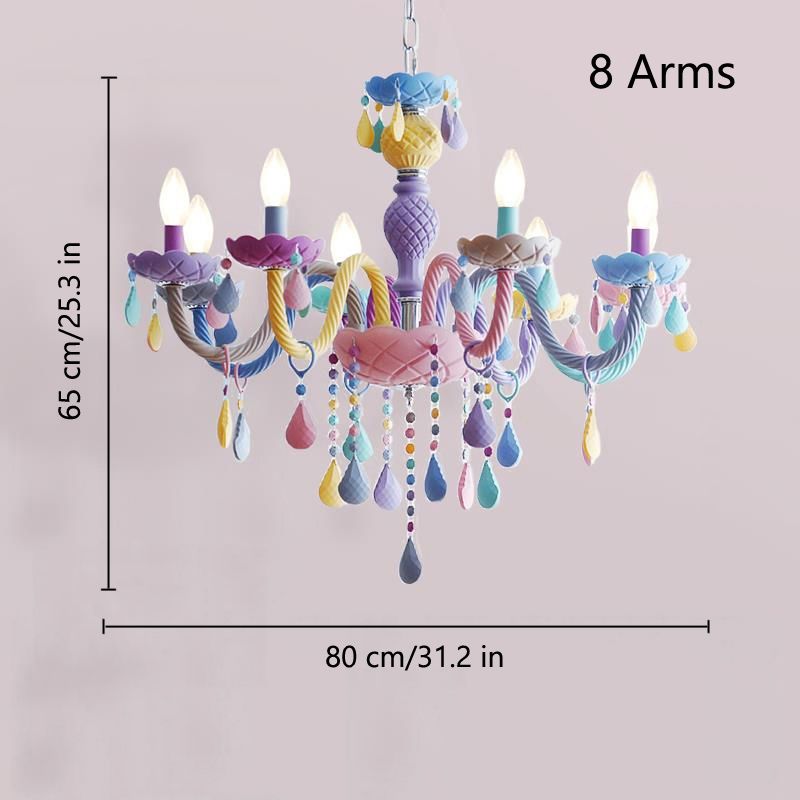 8 Arms E14 Lamp Holder No Bulb Included