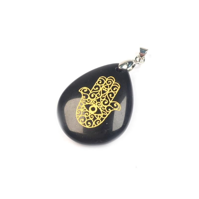 Pendentifs Colliers Pierre Naturelle Cristal Agates Breloques Reiki Amulette Pendentifs En Forme De Goutte D'eau Pour La Fabrication De Bijoux DIY_voghion.com
