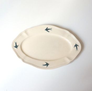 Small oval plate