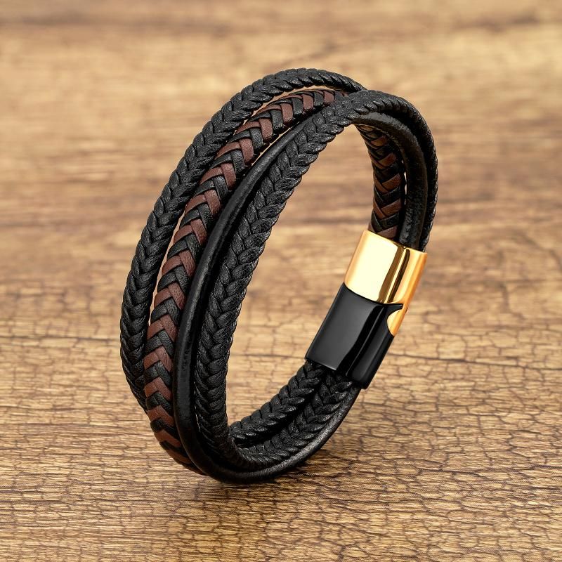 Black-Gold Buckle 19cm