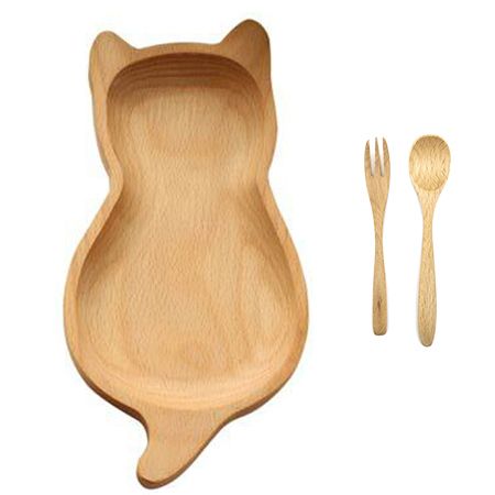 Cat and fork spoon