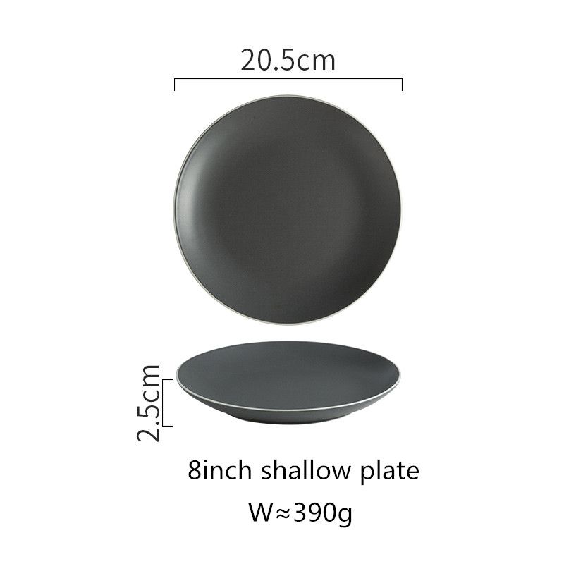 8inch shallow plate