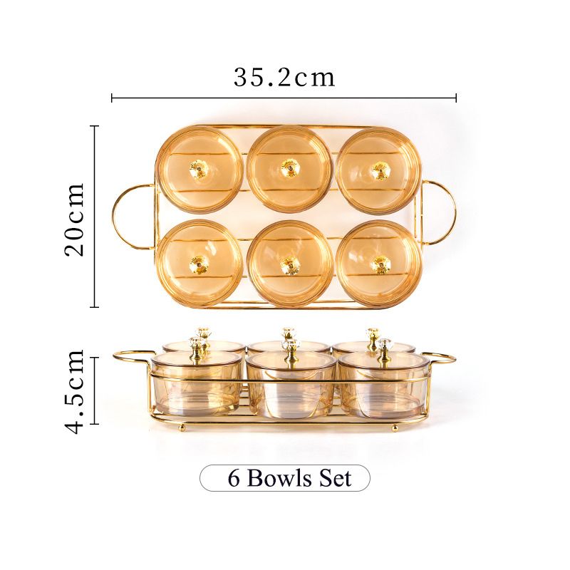 Amber-6 Bowl Set