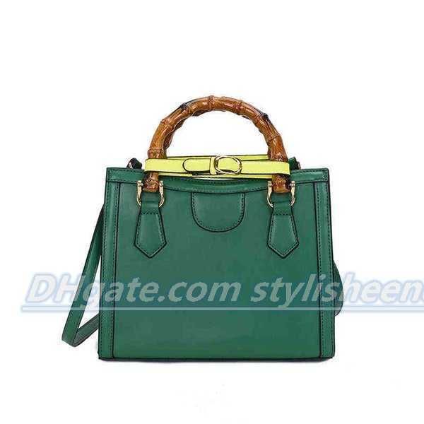 green shoulder bag