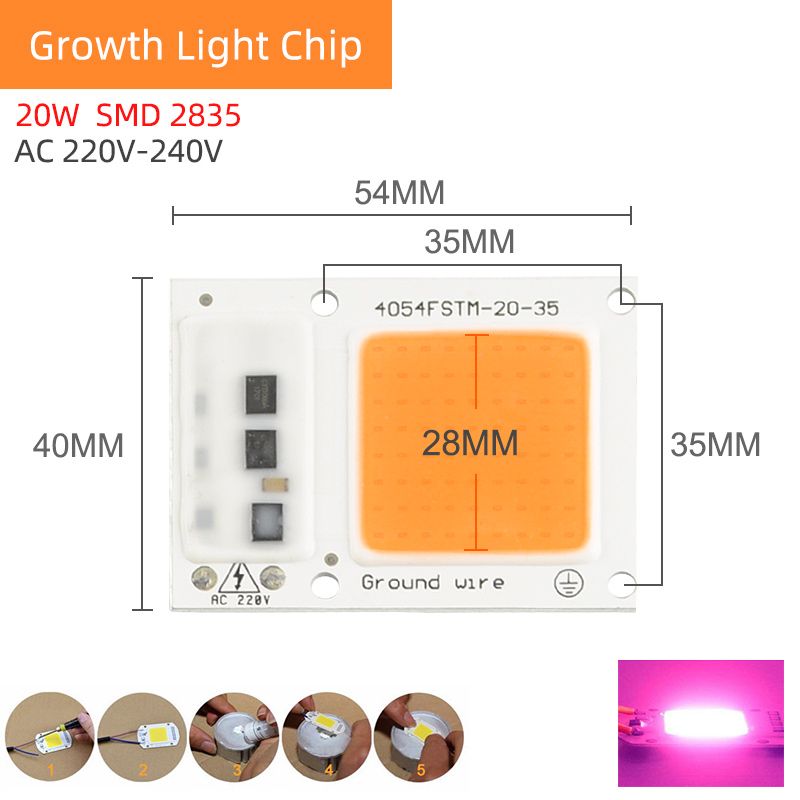 チップ220V 20Wを栽培します