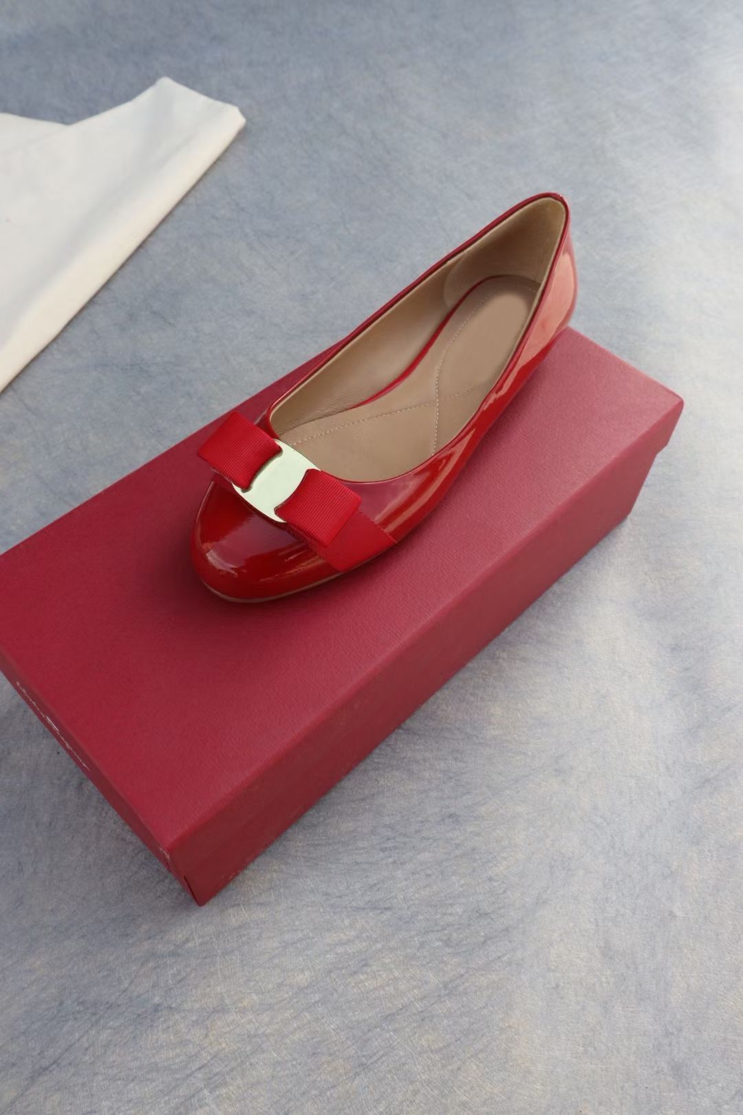 Red【Flat heel】