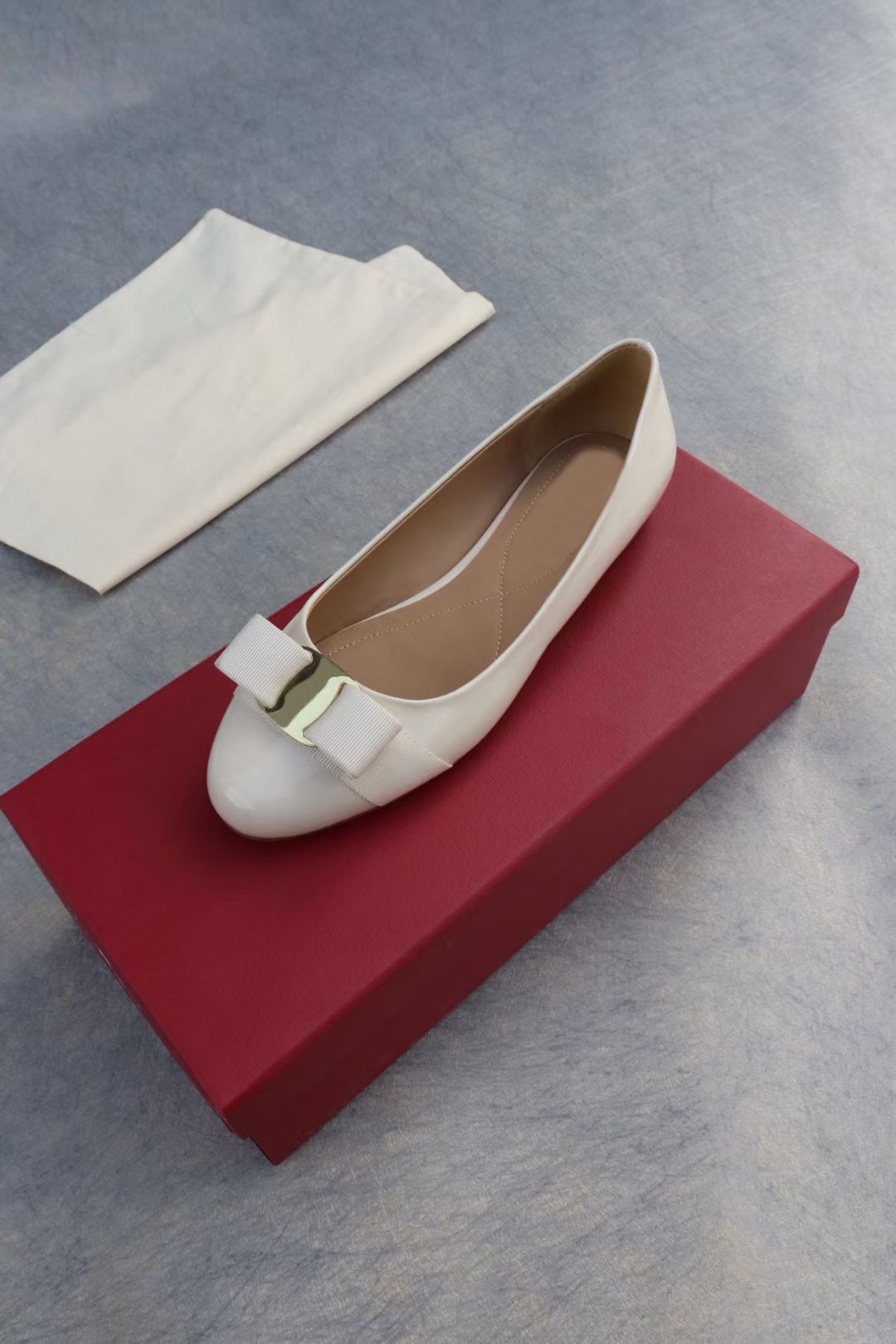 White【Flat heel】