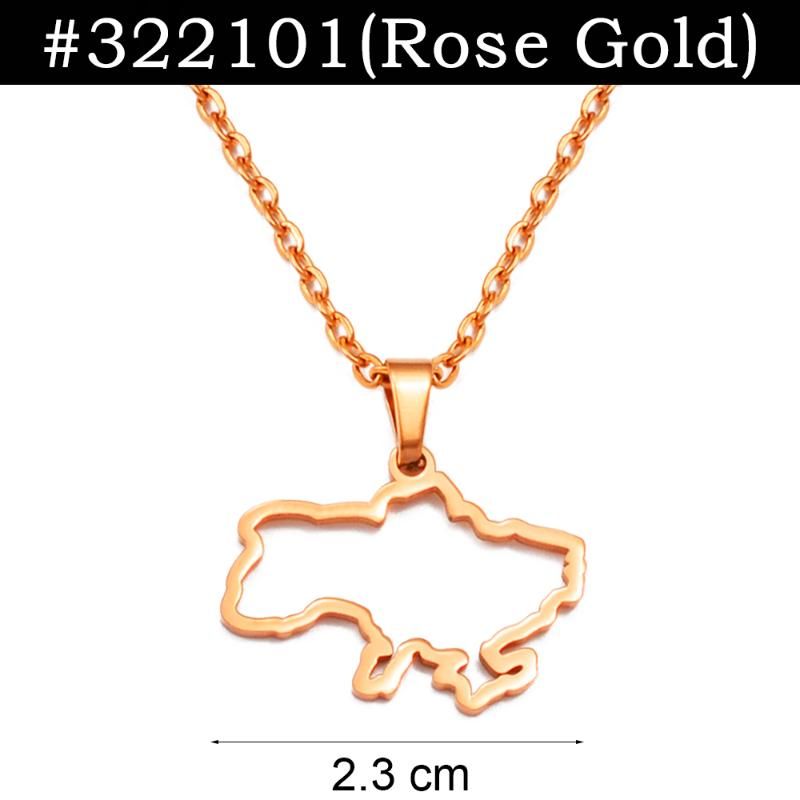 2,3 cm de ouro rosa 45cm ou 17,7 polegadas