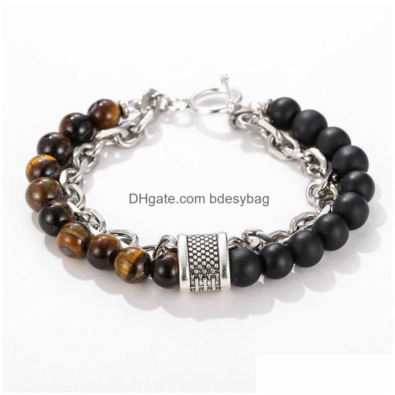 Gelbe Tiger Eye Mann Größe