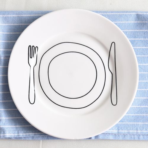Forks 8-Inch Plate