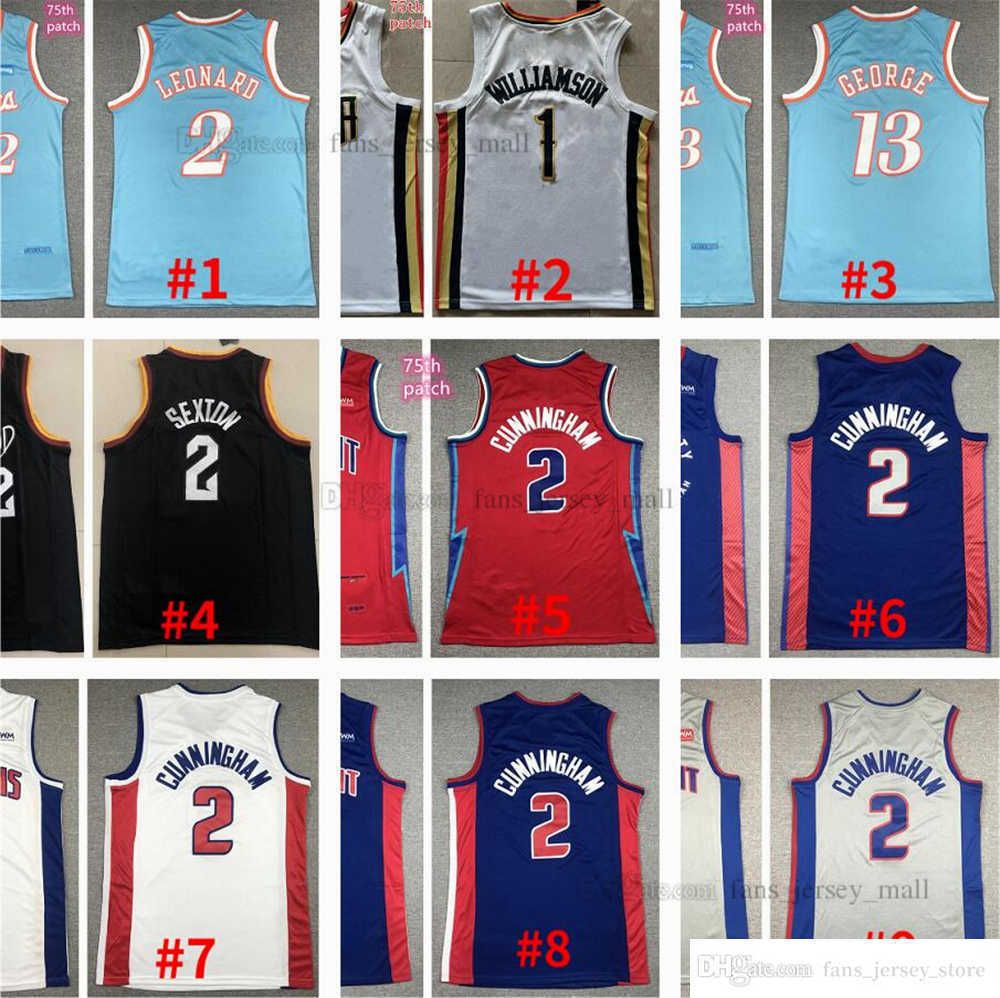 2023 75th Basketball Jerseys 3 Anthony 6 James Davis 7 Carmelo 13 Harden  Kevin 11 Kyrie Durant Irving Luka 0 Westbrook 77 Doncic 15 Nikola 27 Jamal  Jokic Murray Jersey From 14 €