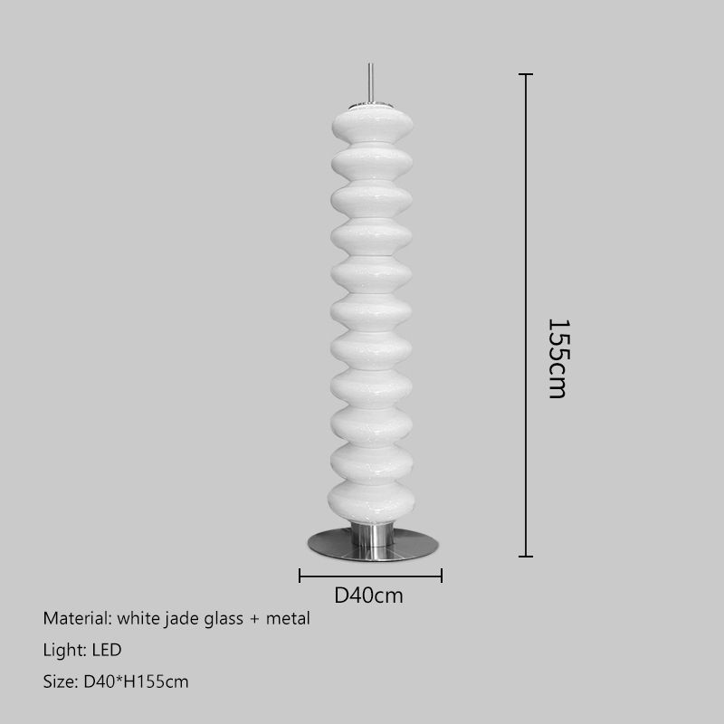 Luz branca da lâmpada de assoalho