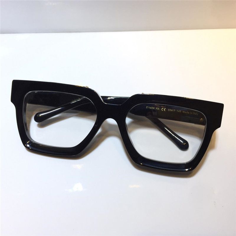 Black Gold Frame Clear Lens