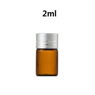 2ml Brown Bottle Silver Lid