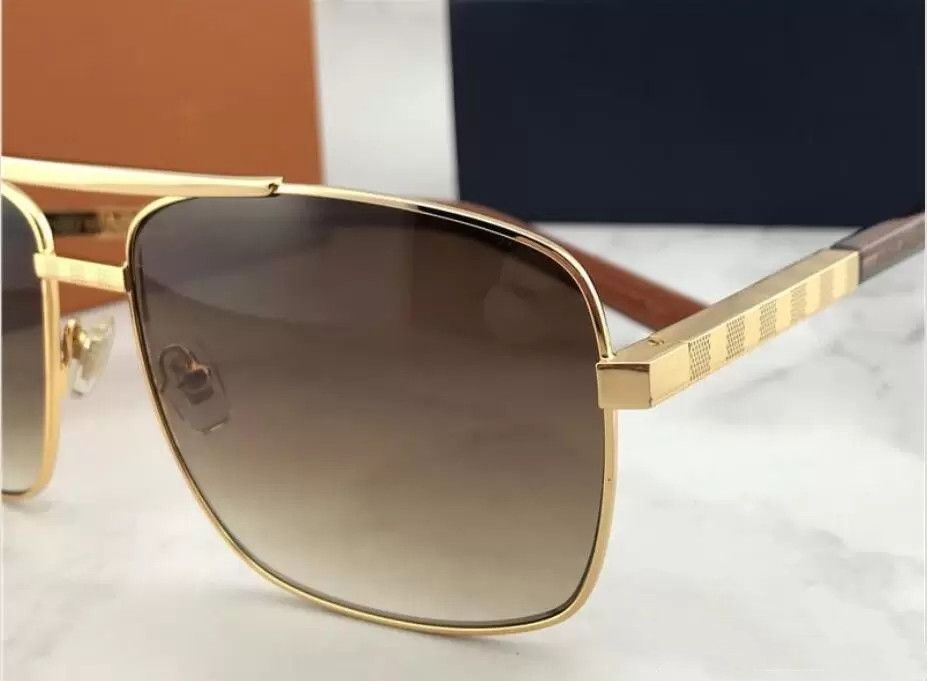 Luxury Attitude Mens Sunglasses With Z0256U Design, UV Protection Lens,  Square Full Gold Frame Mirror, Gold Plated Frame Includes Package 61mm From  Chengcheng8888, $12.33