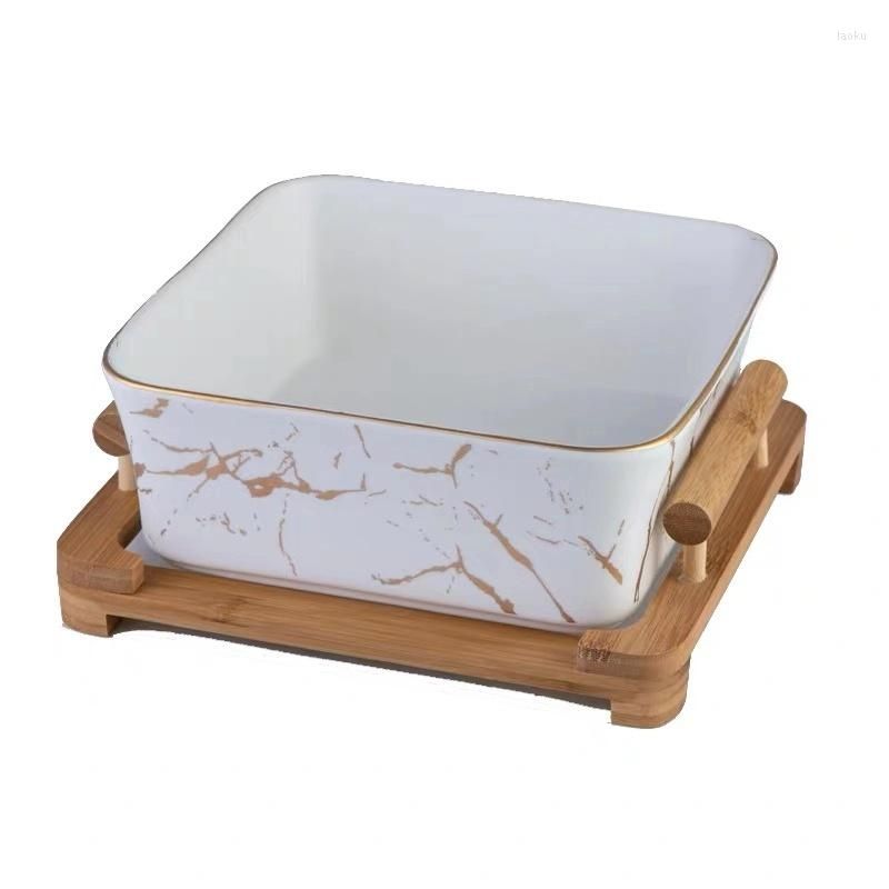 White-Wooden tray